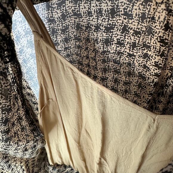 Anthropologie Vanessa Virginia Callista Brown Black Long Sleeve Dress Large - Picture 7 of 8